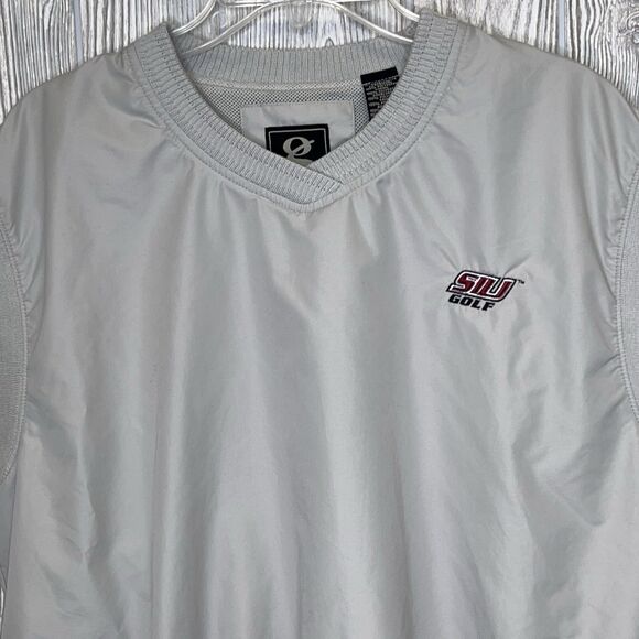 Vtg Gear For Sports Windbreaker Golf Vest Men's Size Medium SIU Salukis Tan - Picture 2 of 11